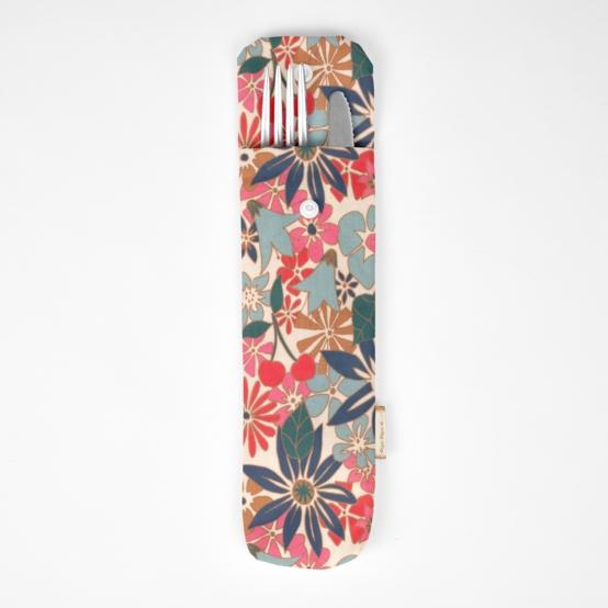 Toothbrush bag cerise en fleur