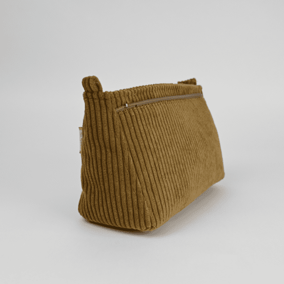 Base of shoulder bag brown large corduroy