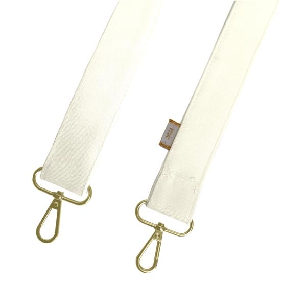 Narrow shoulder strap ivory