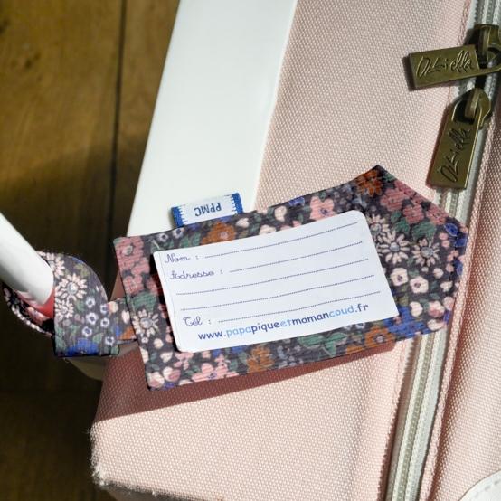 Luggage Tag monet lilas