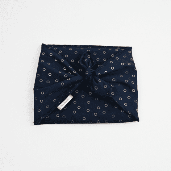 Fupochiki S (14 x 17 cm) bulle bronze marine