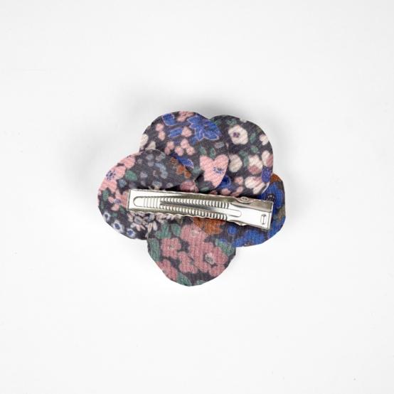 Flower petal hair slide small  monet lilas
