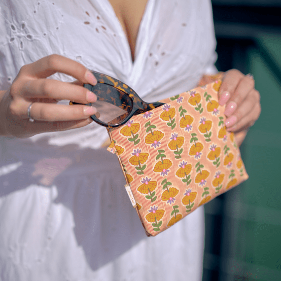 Tiny coton clutch bag shanti