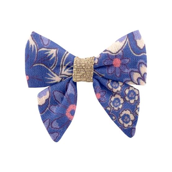 Mini bow tie clip lavandula