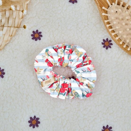 Small scrunchie horizons fleuris