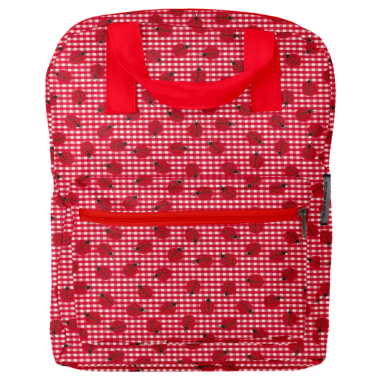 Gaby small backpack ladybird gingham
