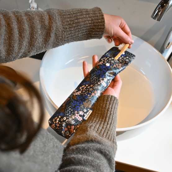 Toothbrush bag monet lilas