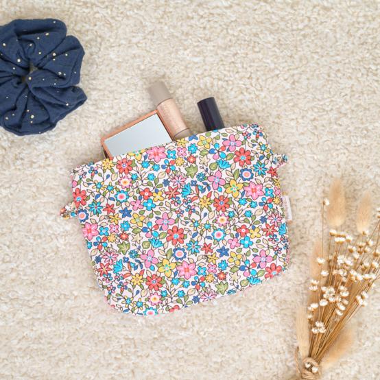 Tiny coton clutch bag mille et une fleurs