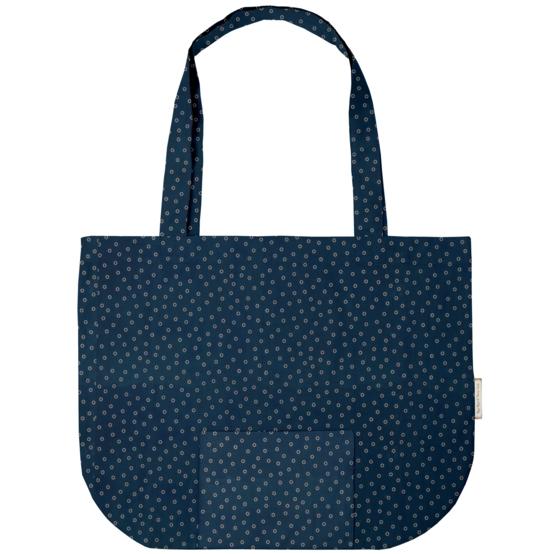 Foldable tote bag bulle bronze marine