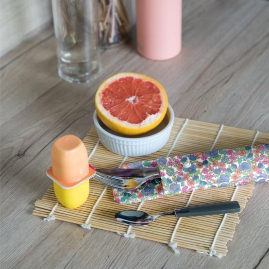 Toothbrush bag pastel fleuri