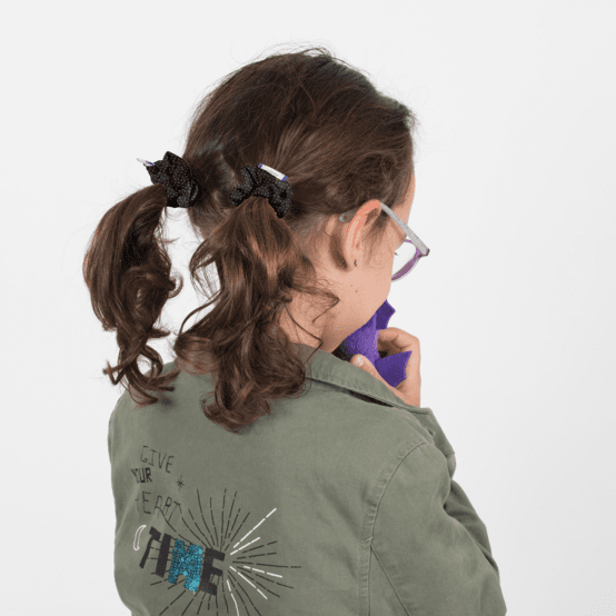 Mini Scrunchie golden straw