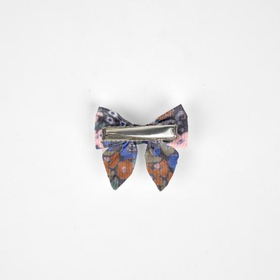 Mini bow tie clip monet lilas