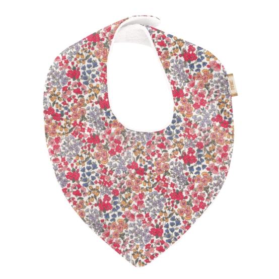 bandana bib porcelaine rosée