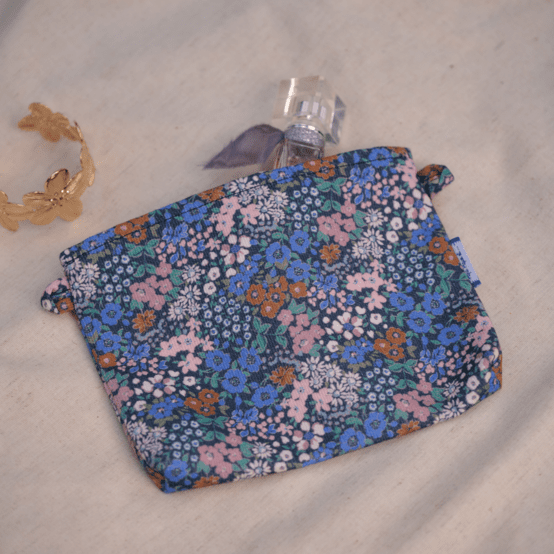 Tiny coton clutch bag monet lilas