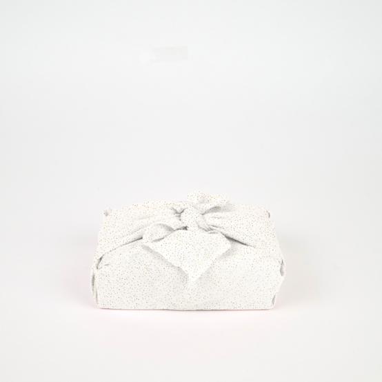 Furoshiki medium 48x48 white sequined