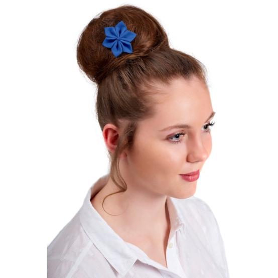 Star flower 4 hairslide navy blue