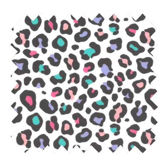 Coupon tissu 50 cm ex2505 multicolored leopard