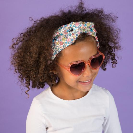 children's double-breasted headband mille et une fleurs