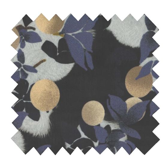 35cm coated fabric coupon flocon doré