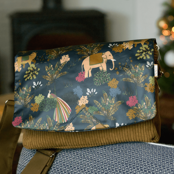 Square flap of saddle bag  eden indien