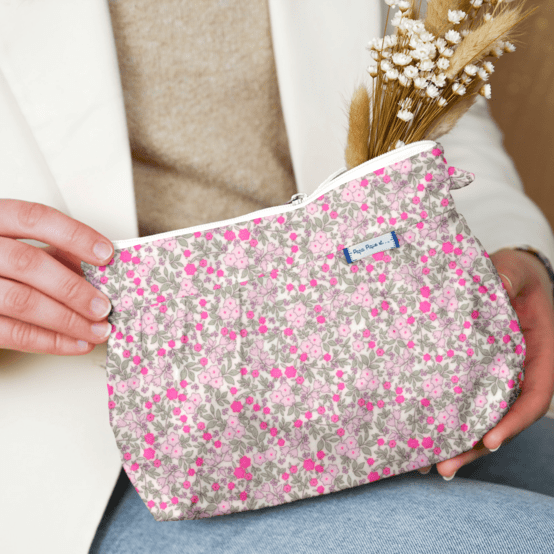 Pleated clutch bag serenade fluo