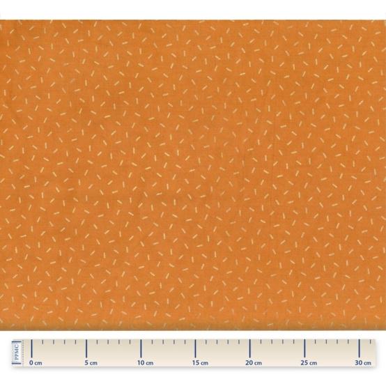 Cotton veil fabric caramel golden straw