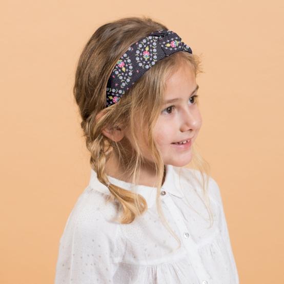 Large Crossed Headband bleudana