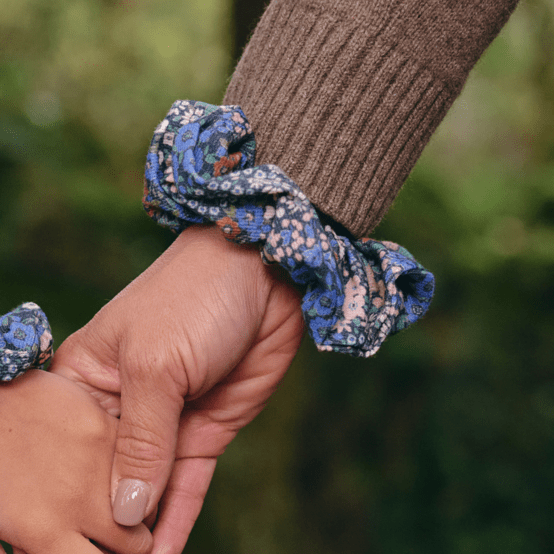 Scrunchie monet lilas