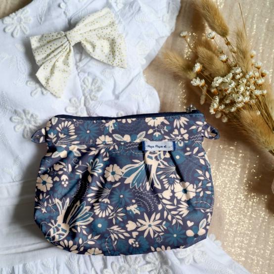 Mini Pleated clutch bag parade royale