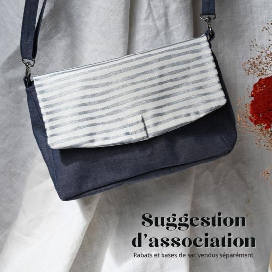 Base of shoulder bag jean back