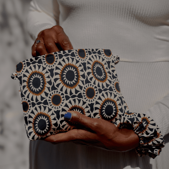 Coton clutch bag attrape soleil