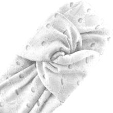 Large Crossed Headband english embroidery