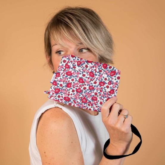 Coton clutch bag rouge corolle