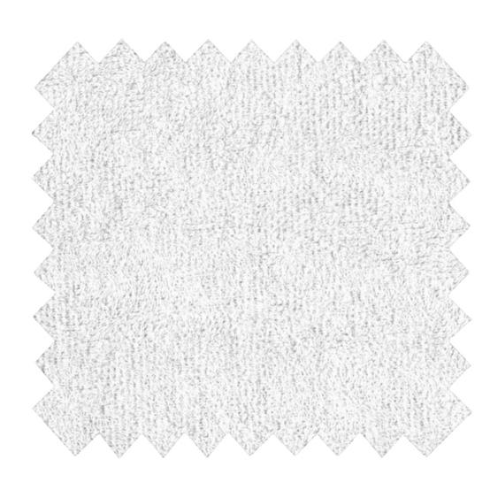 Bamboo terry fabric white