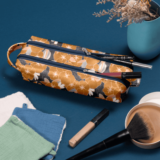 Double compartment school kit coton d'or