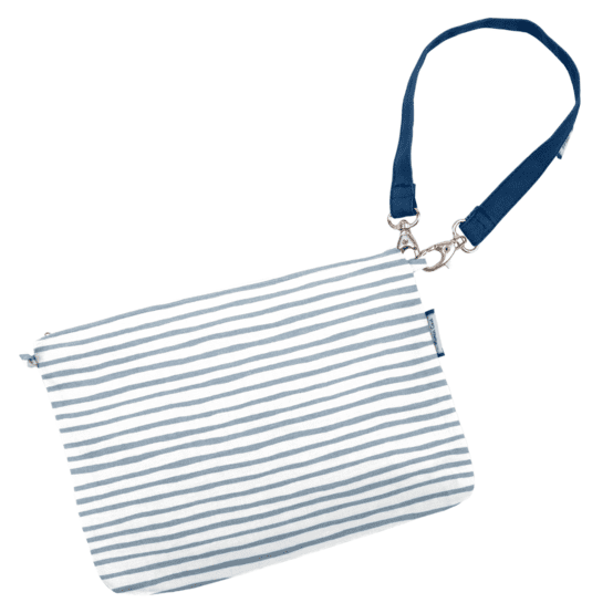 Removable strip bleu cobalt