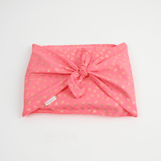 Fupochiki M (17.5 x 24 cm) feuillage or rose