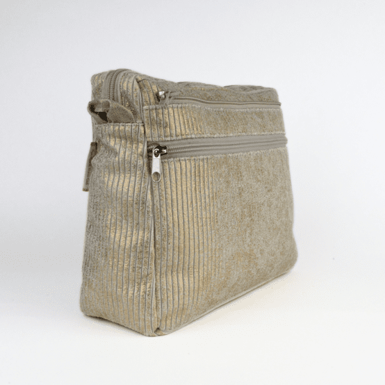 Large shoulder bag base gold large corduroy