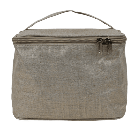 Large vanity golden linen