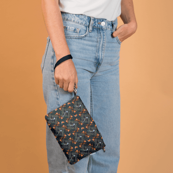 Coton clutch bag birdy