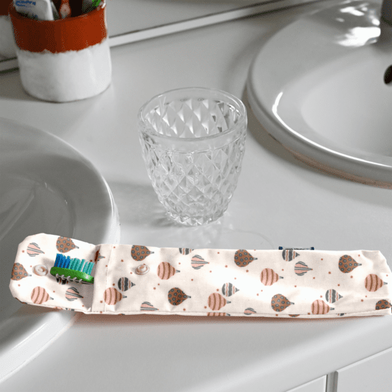 Toothbrush bag montgolfiere