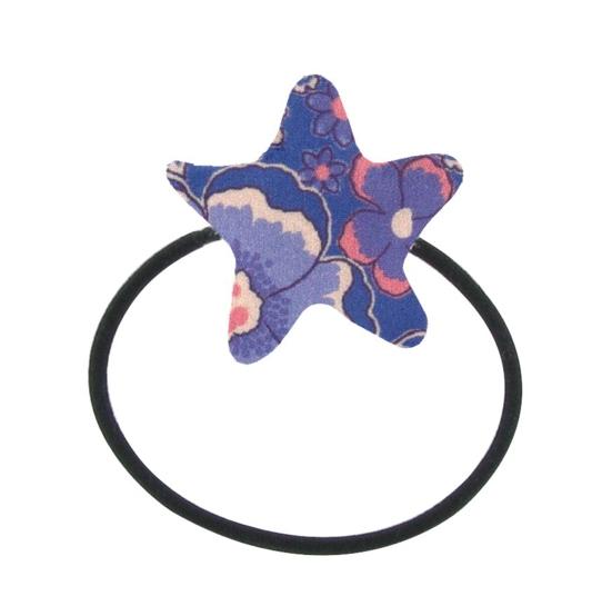 Pony-tail elastic hair star lavandula