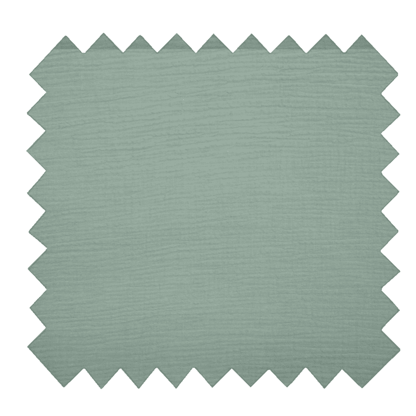 Cotton fabric sage green gauze