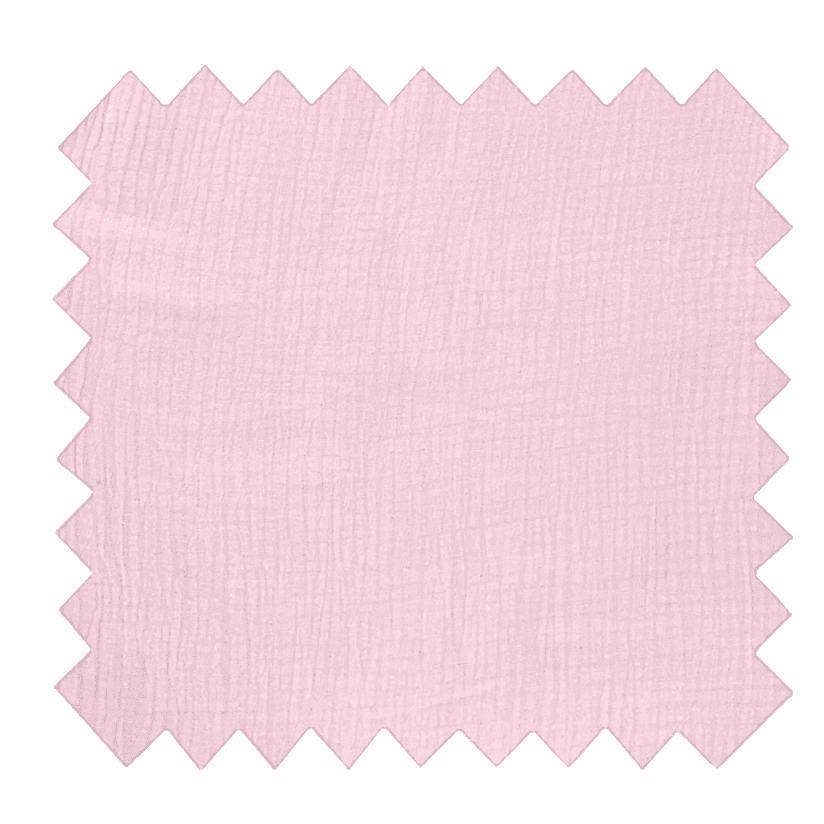 Cotton fabric pale pink gauze