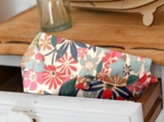 Glasses case cerise en fleur