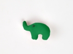 Elephant clip bright green