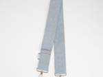 Wide shoulder strap iridescent denim