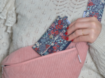 Mini coin purse pouch jardin d'aurore