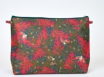 Cosmetic bag with flap ballet merveilleux