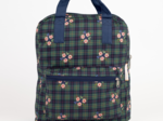 Gaby small backpack tartan fleuri